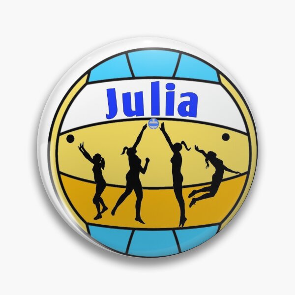 Item preview, Julia loves volleyball  designed and sold by Attiva.