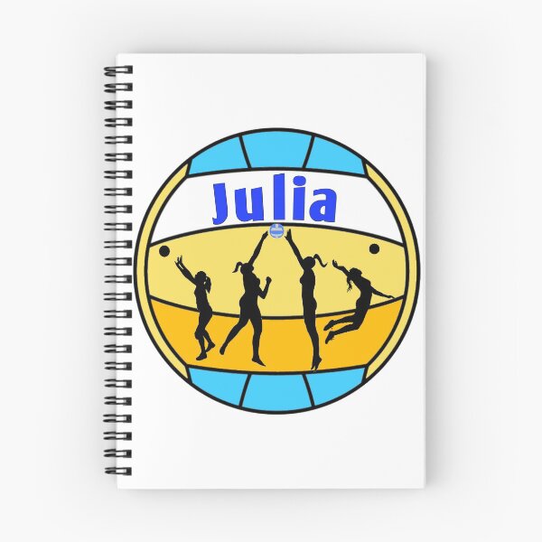 Item preview, Julia loves volleyball  designed and sold by Attiva.