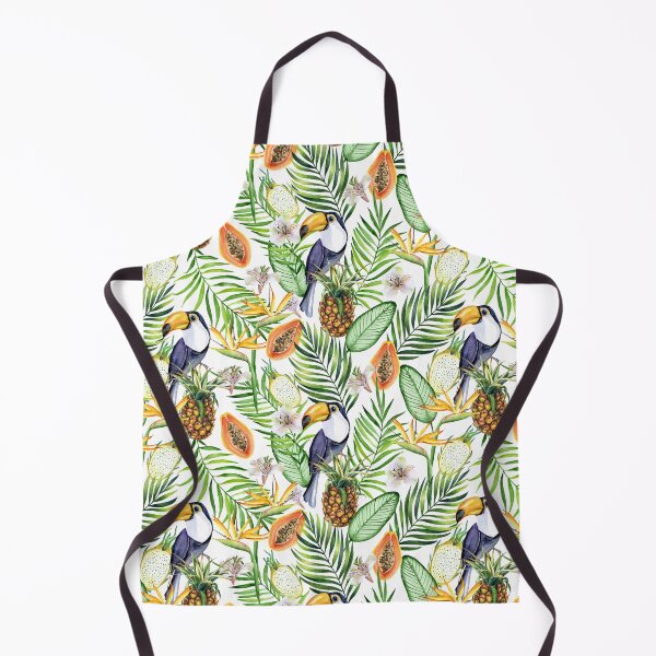 Item preview, Tropical fruits, toucans and flowers designed and sold by JuliaBadeeva.