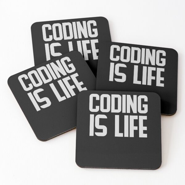 Item preview, Coding is life designed and sold by TyronMorgan.