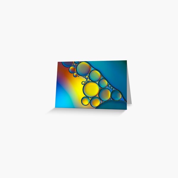 Oil and Water 7 Greeting Card
