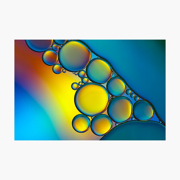 Oil and Water 7 Photographic Print