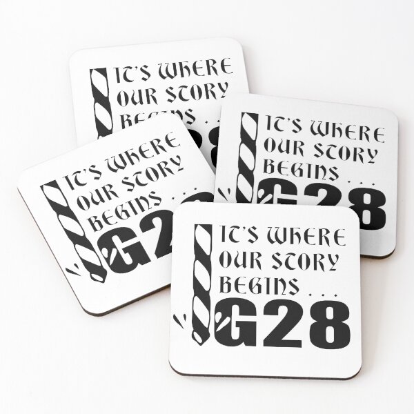 Item preview, G28 where our story begins CNC humor for machinists, Home is where our story begins  designed and sold by MangojellyLabs.