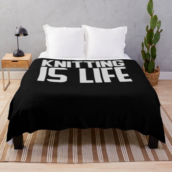 Item preview, Knitting is life designed and sold by TyronMorgan.