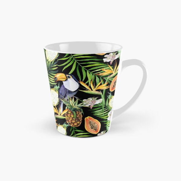 Item preview, Tropical fruits, toucans and flowers designed and sold by JuliaBadeeva.