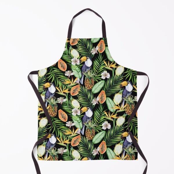 Item preview, Tropical fruits, toucans and flowers designed and sold by JuliaBadeeva.