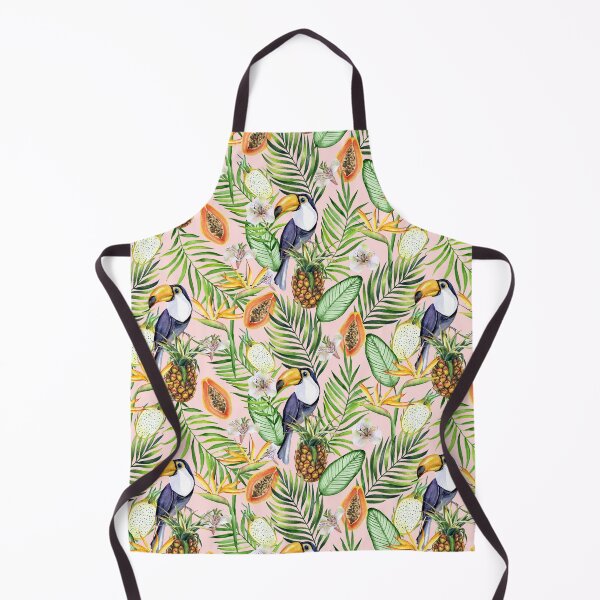 Item preview, Tropical fruits, toucans and flowers designed and sold by JuliaBadeeva.