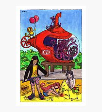 KMAY Hoodkids Beach Submarine Photographic Print