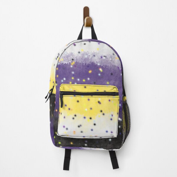 Item preview, Nonbinary Pride Flag with Glitter designed and sold by Liam Connors-Smith.