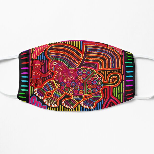 Kuna Indian Friendly Dragon Mola Mask