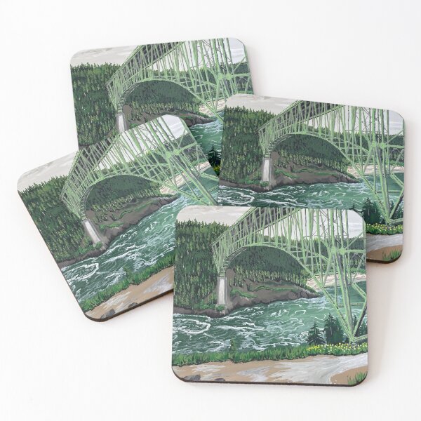 Item preview, Deception Pass Bridge designed and sold by ChrisThomasArt.