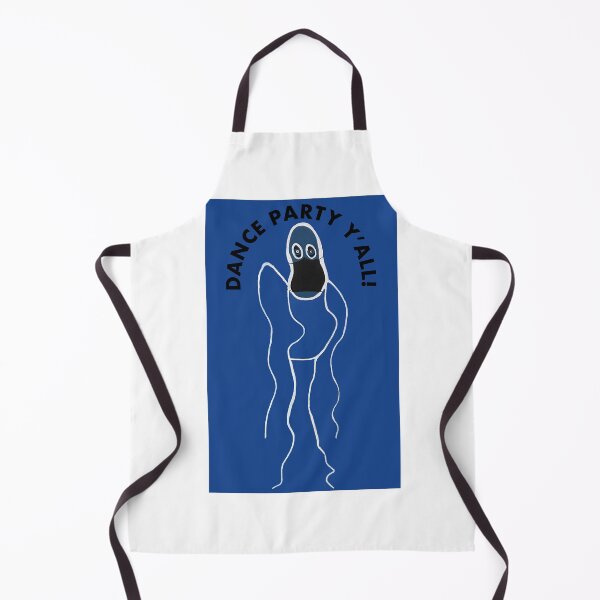 Item preview, DANCE WITH MASKS; DANCE PARTY Y'ALL! (Blue Background) designed and sold by dscottlarson.