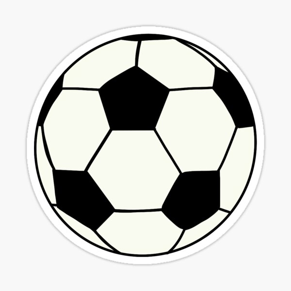 "Soccer ball" Sticker for Sale by Redbubble