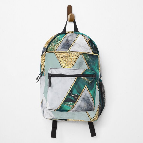 Item preview, Ode to the Emerald Empress - geometric triangle design designed and sold by NordicSommer.