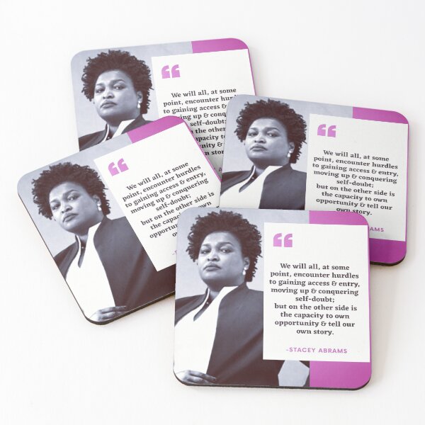 Item preview, Stacey Abrams Quote designed and sold by Solidarityandco.