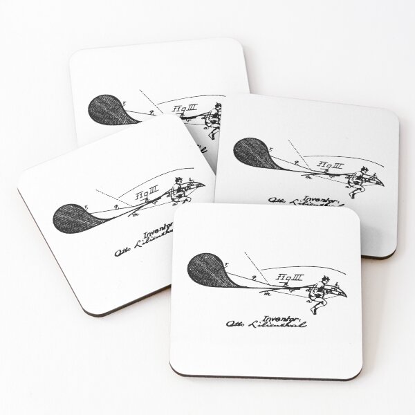 Item preview, Otto Lilienthal's Flying Machine 1895 designed and sold by AeroGeekTees.
