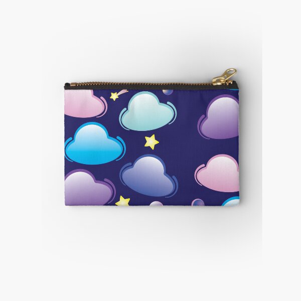 Item preview, Clouds yellow stars planets pattern designed and sold by undinam84.