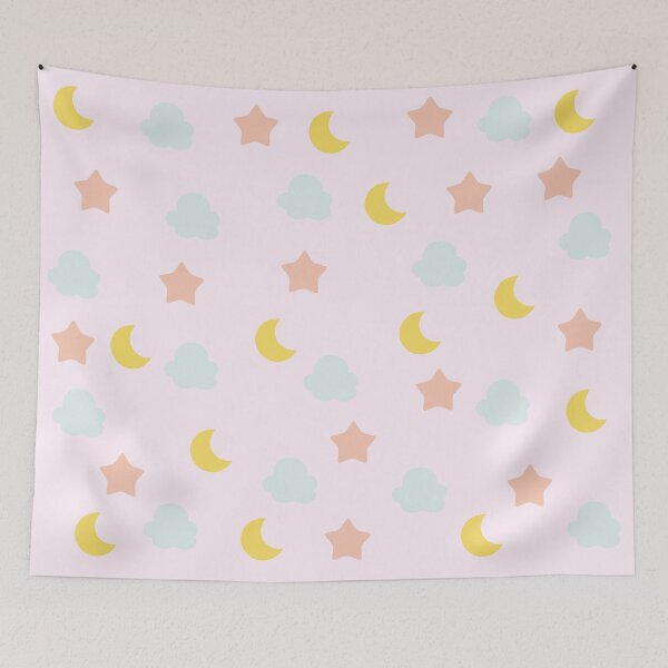 Item preview, stars and moon pinky designed and sold by nicolarosa.