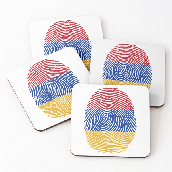Item preview, armenia country flag fingerprint style , colourfull nice and beautiful designed and sold by rashadat.
