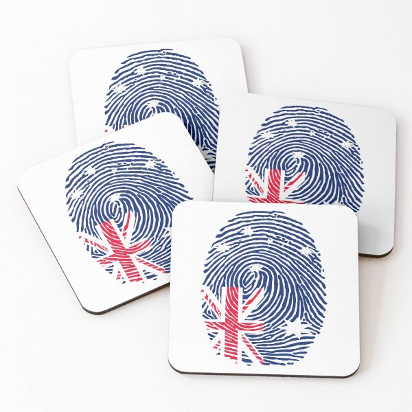 Item preview, australia country flag fingerprint style , colourfull nice and beautiful designed and sold by rashadat.