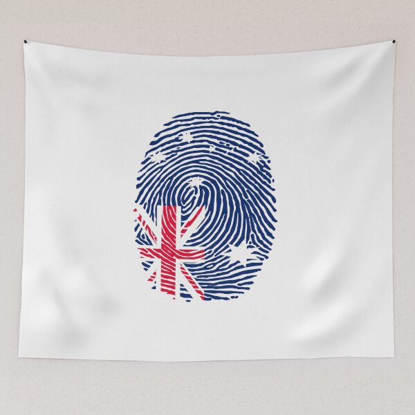 Item preview, australia country flag fingerprint style , colourfull nice and beautiful designed and sold by rashadat.