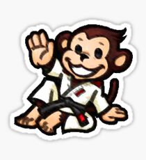 BJJ Monkey Sticker
