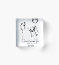Quote Of Love Acrylic Block