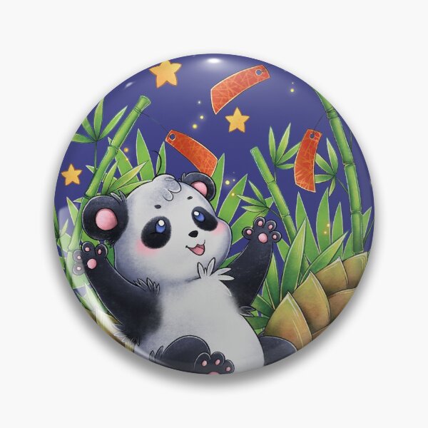 Item preview, Tanabata Bamboo Panda designed and sold by YumePeachyPie.