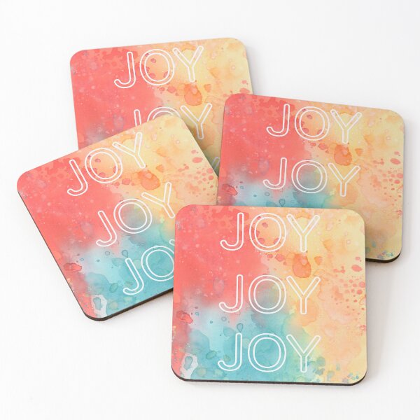 Item preview, Joy colorful watercolor abstract pattern designed and sold by Bonheurem.