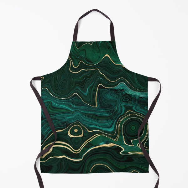 Item preview, Emerald Green and Gold  Malachite Pattern designed and sold by RougeAtelier.