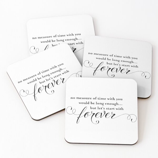 Item preview, No measure of time with you would be long enough but let's start with forever designed and sold by LivAlysr.