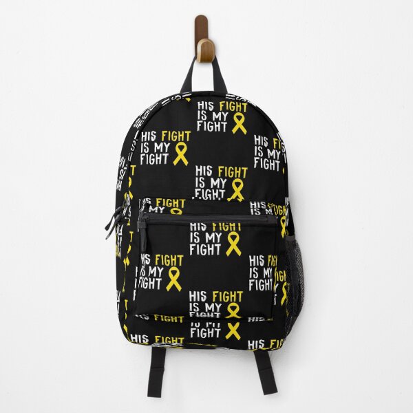 Item preview, His Fight Is My Fight Childhood Cancer Awareness Gift For Him designed and sold by zedesignn.