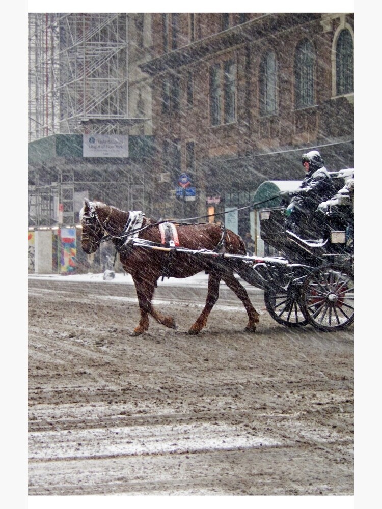 Thumbnail 4 of 4, Samsung Galaxy Phone Case, Horse & Carriage in February Blizzard designed and sold by steeber.