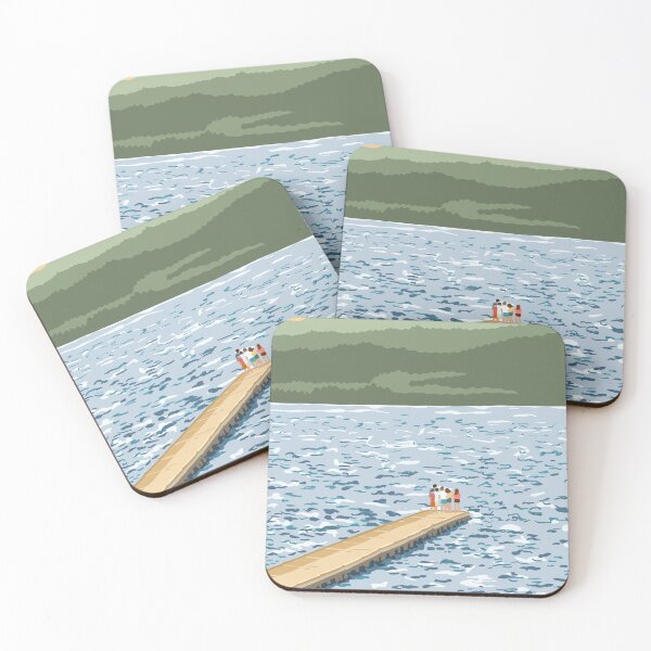 Item preview, McCall Dock Lake Sunset designed and sold by annielinnart.