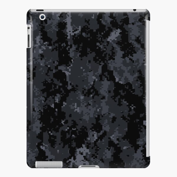 Black Grey Camouflage Pattern iPad Case & Skin for Sale by