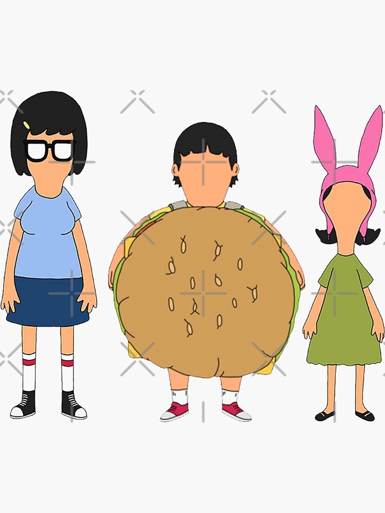  Tina Belcher Zipper Makeup Bob's Burgers Cartoon TV