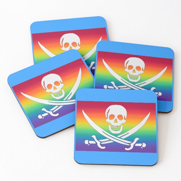 Item preview, Pirate Pride Flag designed and sold by snknjak.