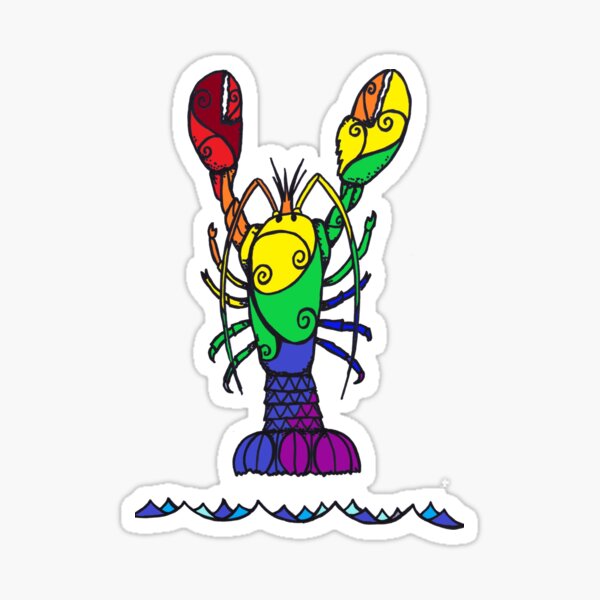 Pride Lobster Sticker