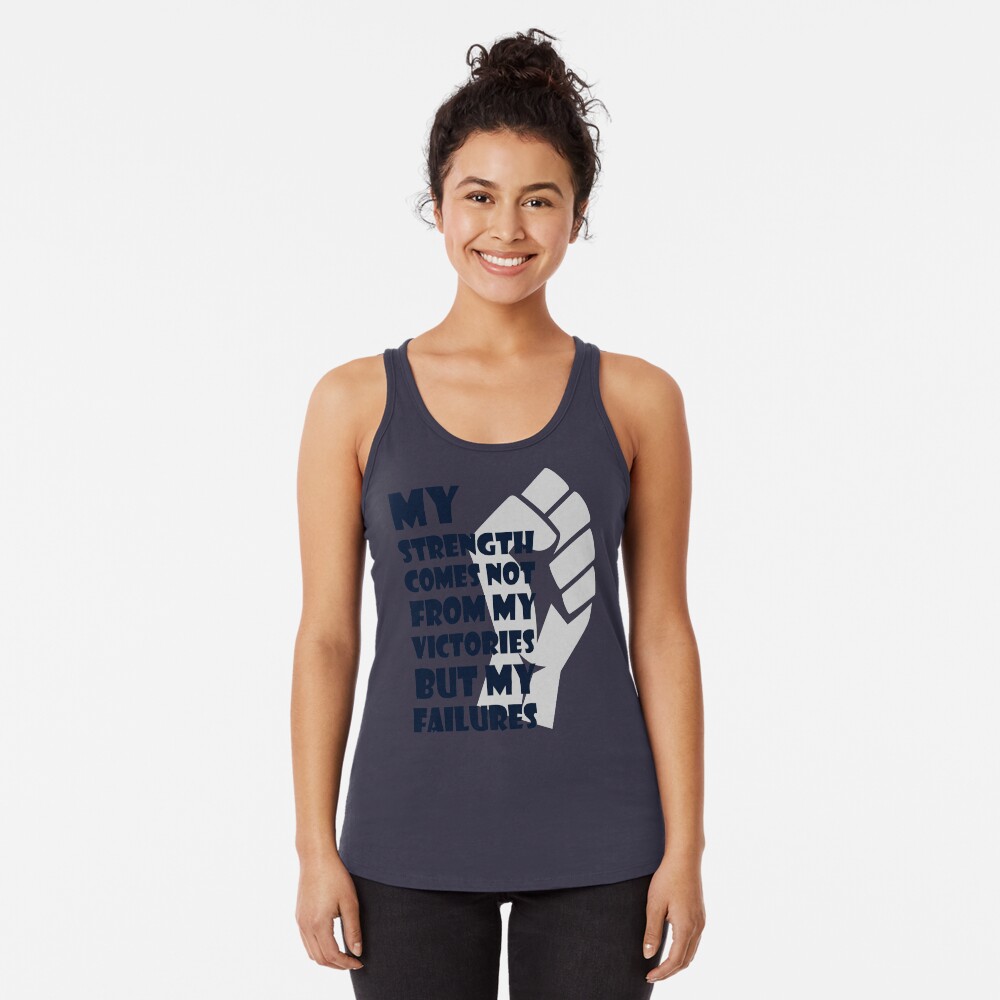 Cool Motivational T-shirt Racerback Tank Top