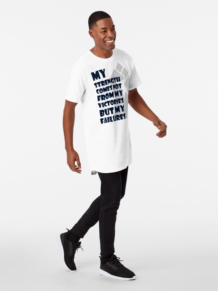 Alternate view of Cool Motivational T-shirt Long T-Shirt