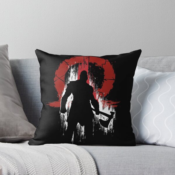 Vista previa del artículo con la obra «Silueta Kratos», diseñado y vendido por AwesomeWearIt.