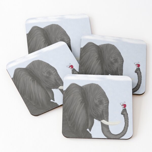 Item preview, Bertha The Elephant And The Ladybug designed and sold by OneArtsyMomma.
