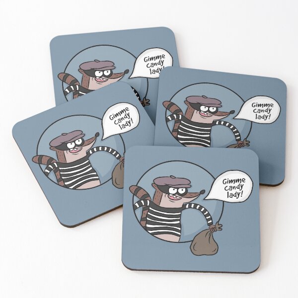 Item preview, "Gimme candy lady!" - Rigby - Regular Show designed and sold by RoserinArt.
