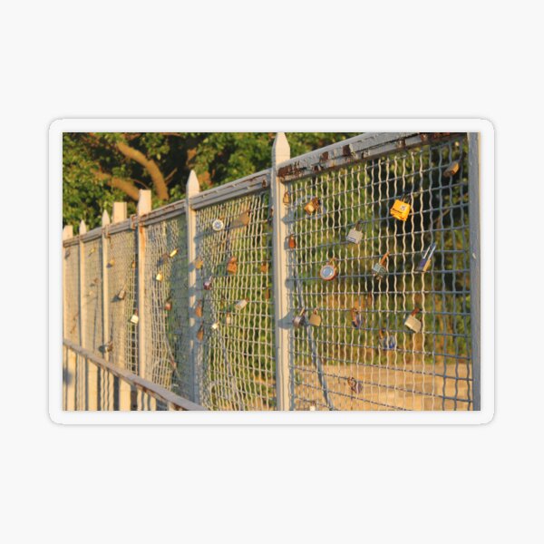 New York City, Brooklyn, Bay Ridge, Fence Transparent Sticker