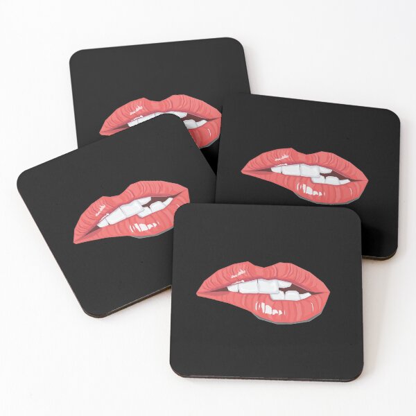 Item preview, red lips designed and sold by Minimal Calm.