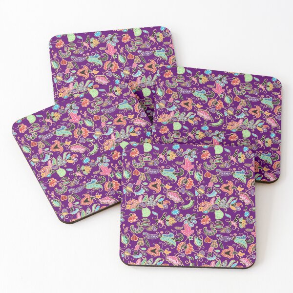Item preview, Sarong Batik Kebaya Purple SQ designed and sold by push2play.