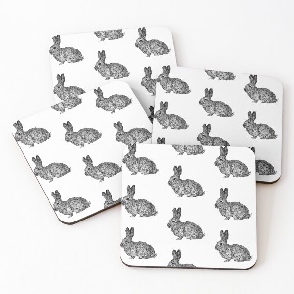 Item preview, Cute animal Geometric bunny rabbit  designed and sold by mariahabb.