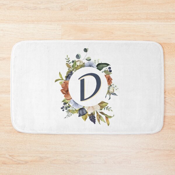 Item preview, Floral Initial Letter D designed and sold by TheFamilyVan.