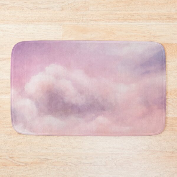 Item preview, Watercolor Cloud Storm Purple Dark, Funny Pink Purple Clouds Pattern Canvas Print designed and sold by PrintOfi.