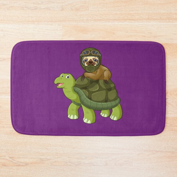 Item preview, Sloth on Turtle designed and sold by TheCrazyBear.